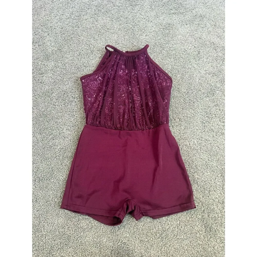 Alexandra Collection Endless Love Sequin Dance Costume Sz Y12